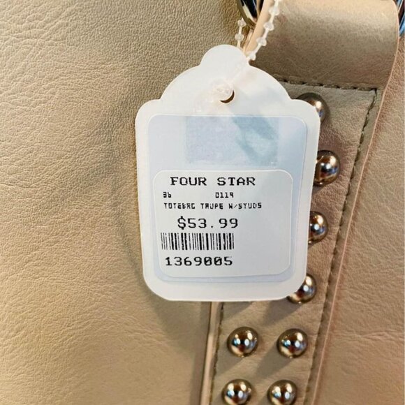 NWT Studded Leather Purse & Handbag 2 pcs. - Picture 4 of 4